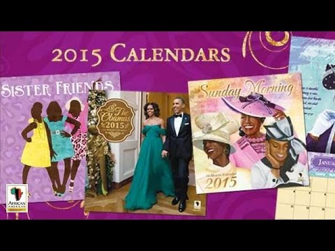 2015 African American Expressions black calendars